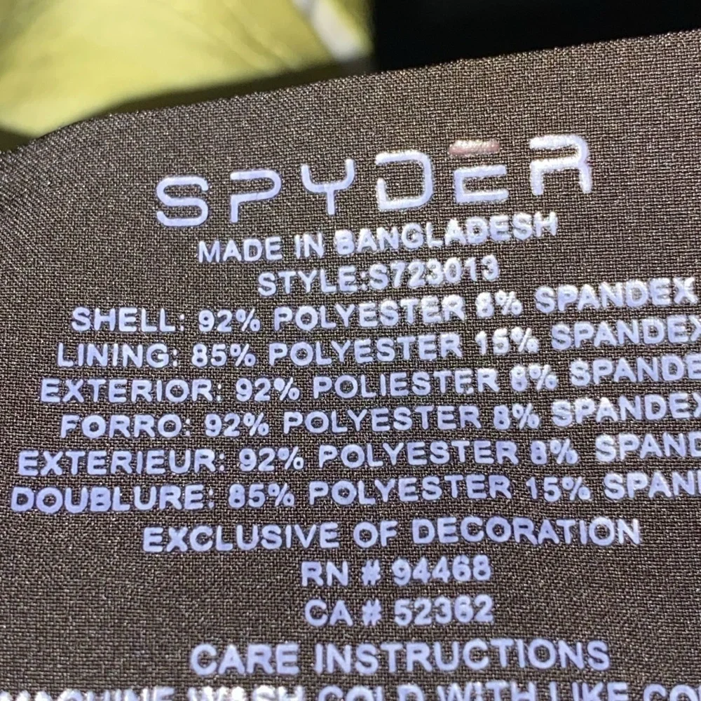 Spyder mens medium
